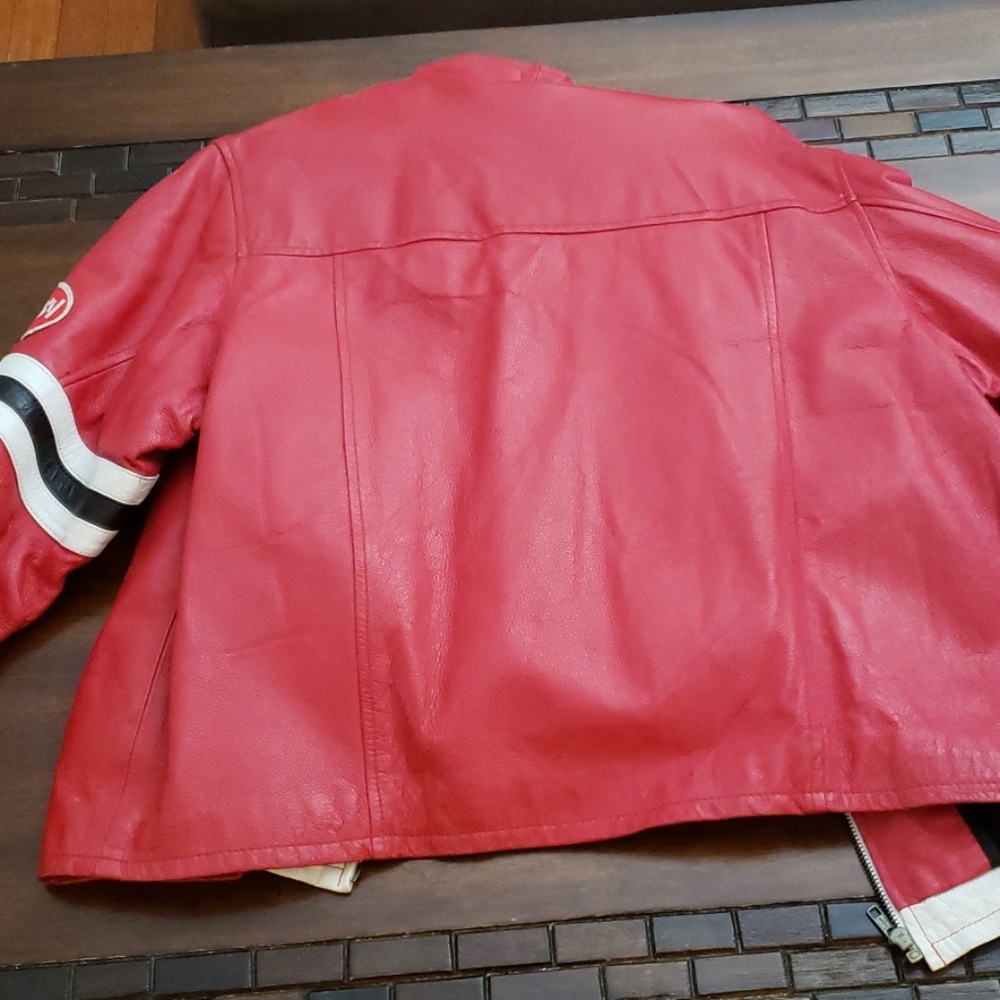 Men's Racing Leather Jacket - Picture 12 of 12